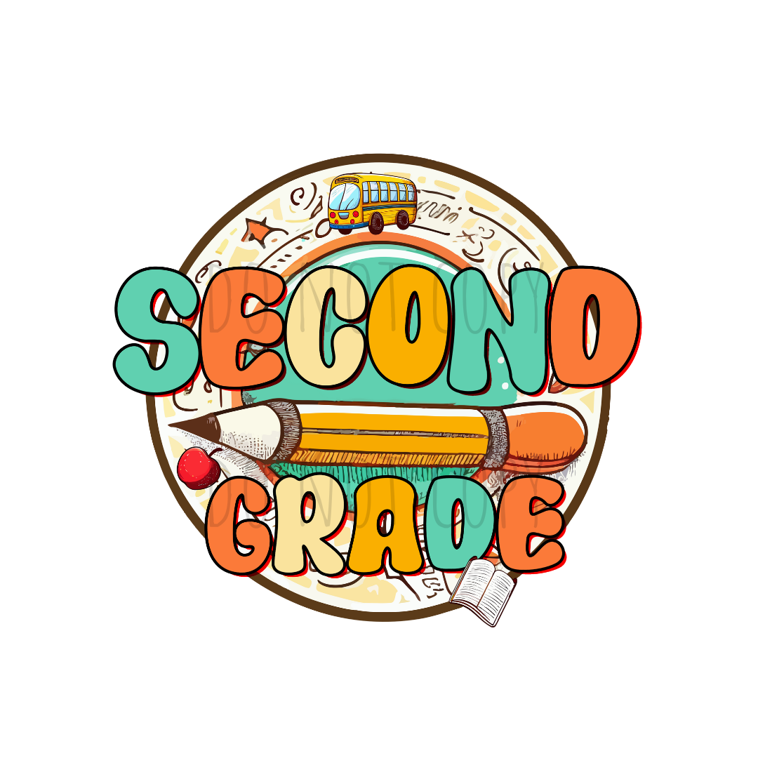 2nd Grade DTF transfer A122