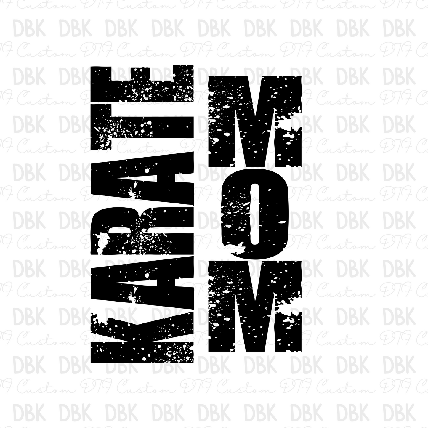 Karate Mom DTF Transfer C255