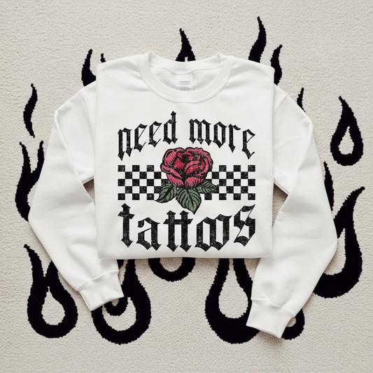 Need more tattoos DTF Transfer I256