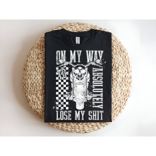 On My Way DTF Transfer WHITE