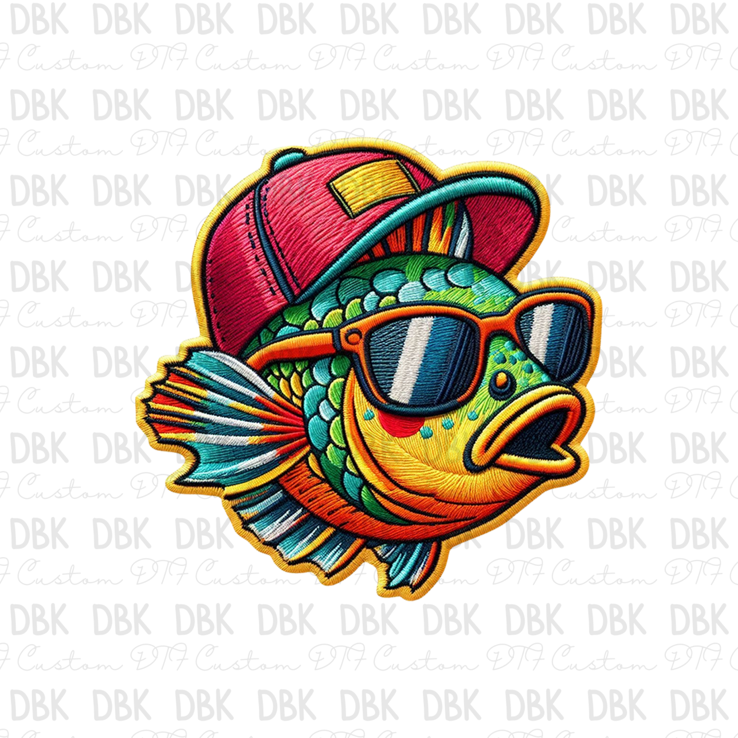 Crappie DTF transfer B31