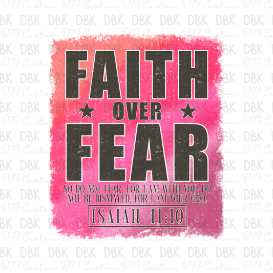 Faith over Fear DTF Transfer FT36
