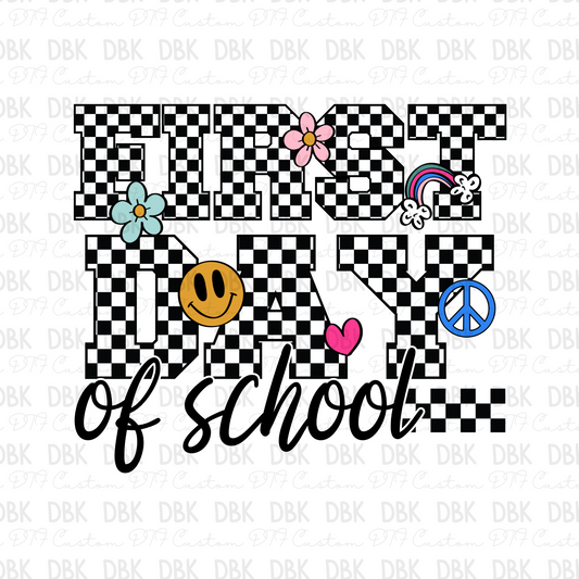 First Day of school DTF Transfer A206