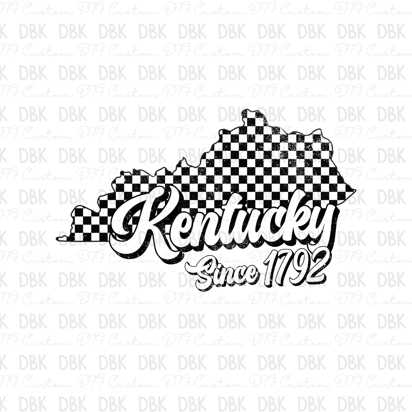 Kentucky DTF transfer M126