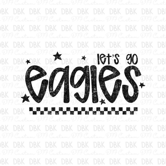 EAGLES DTF Transfer BLACK M180