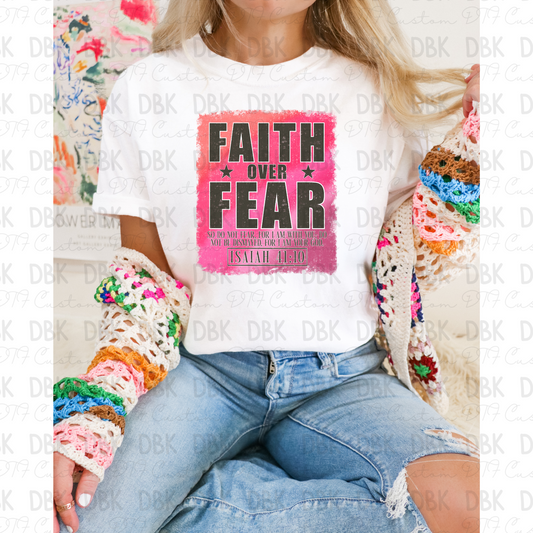 Faith over Fear DTF Transfer FT36