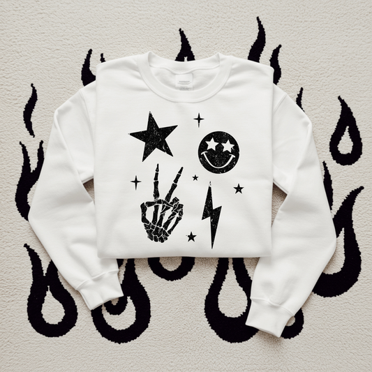 Grungy Elements DTF Transfer I320