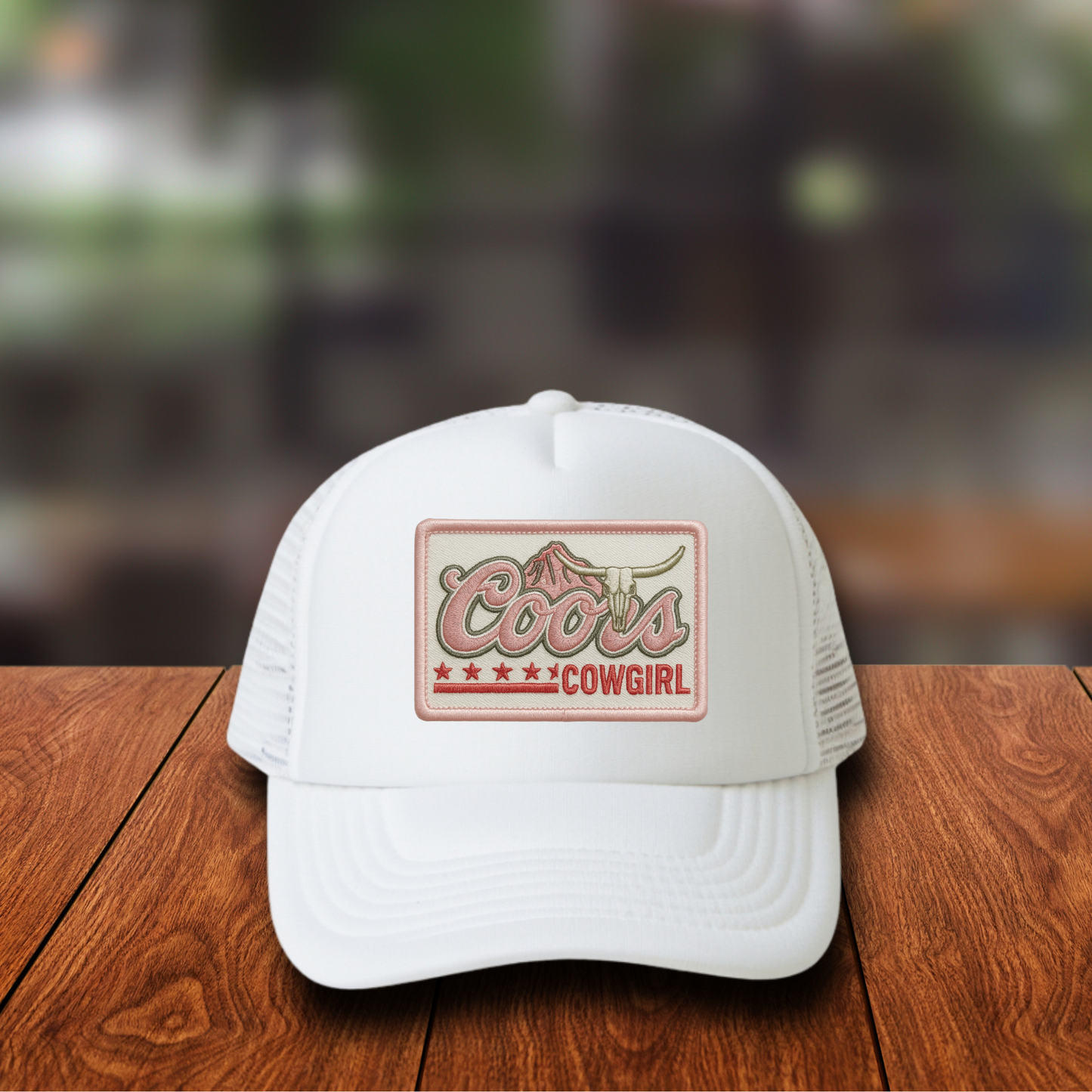 Coors cowgirl DTF transfer B320