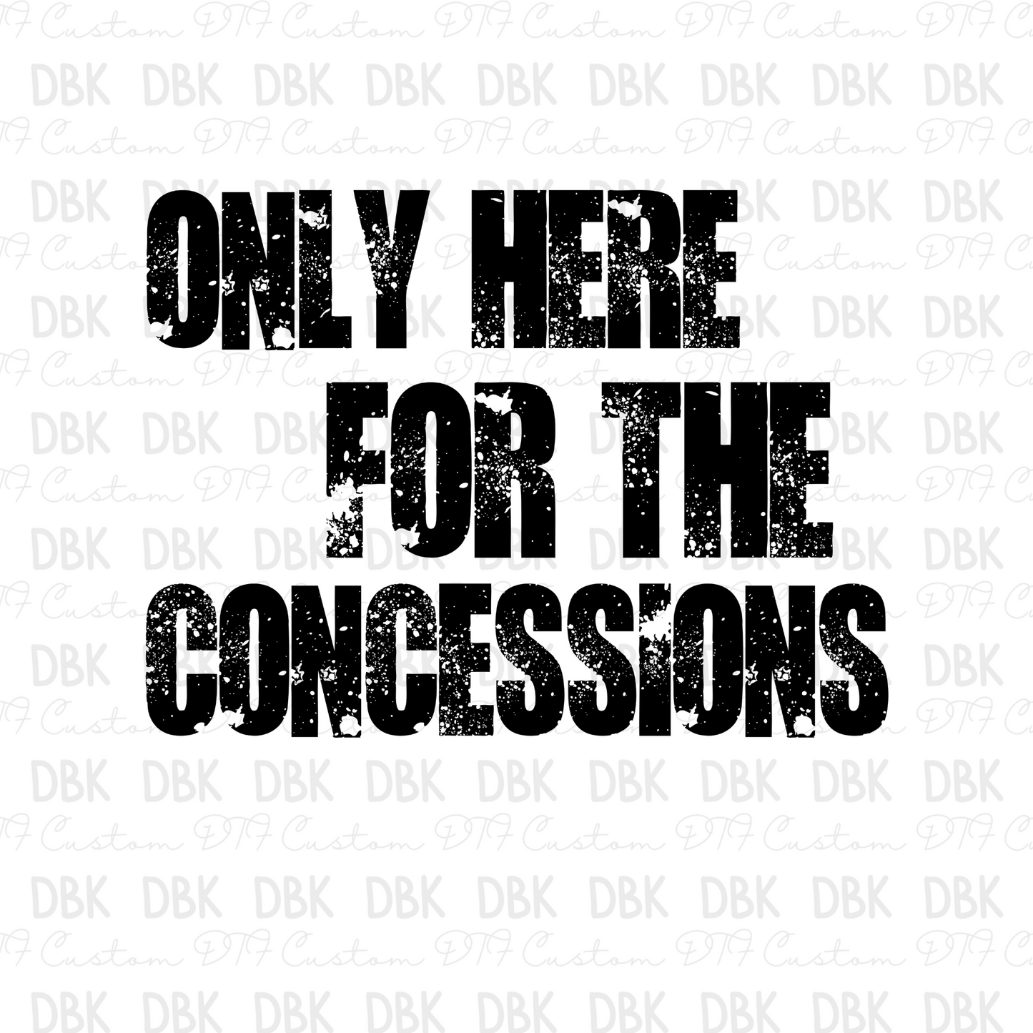 Only here for the concessions DTF Transfer C258
