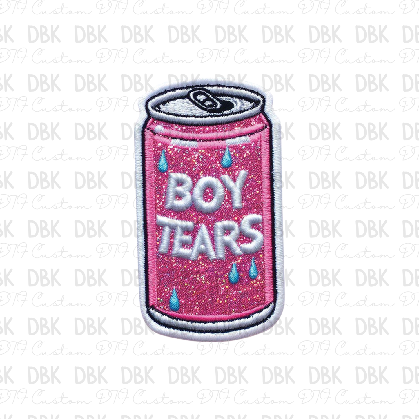 Boy Tears DTF transfer B28