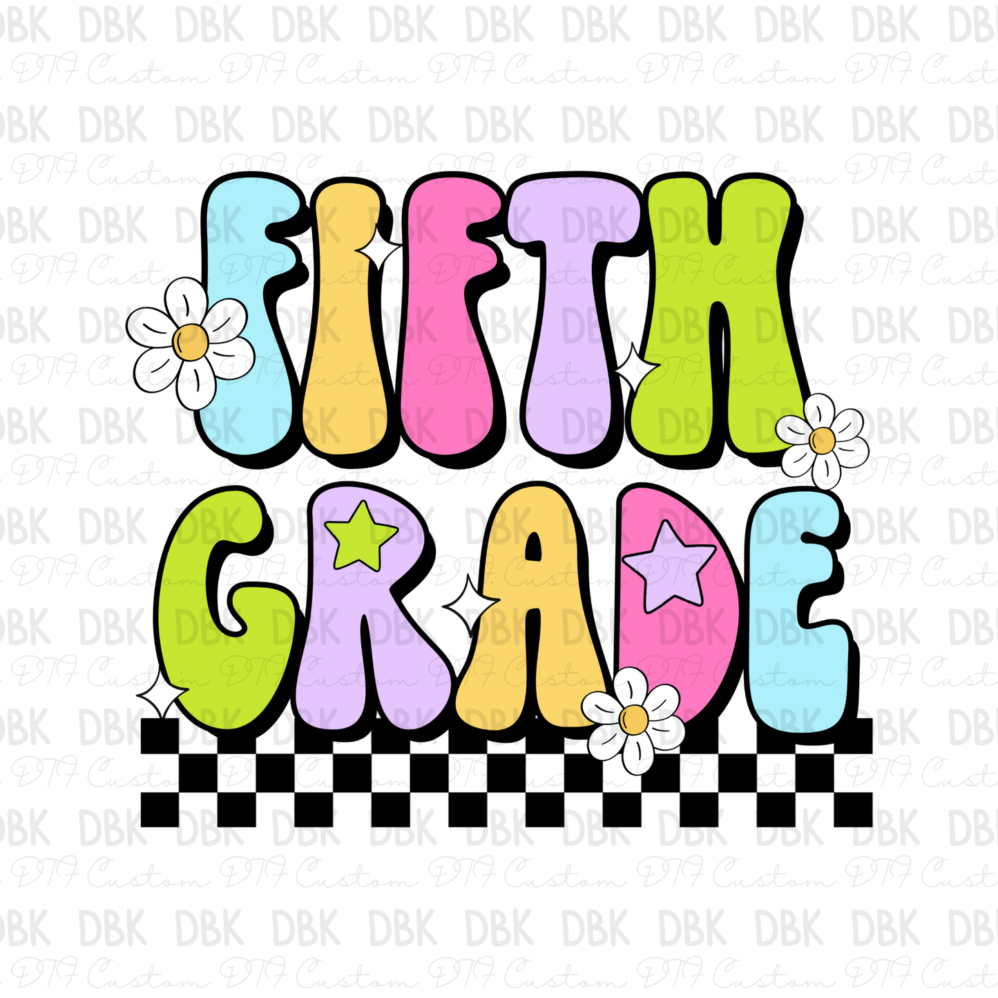 5th grade DTF Transfer