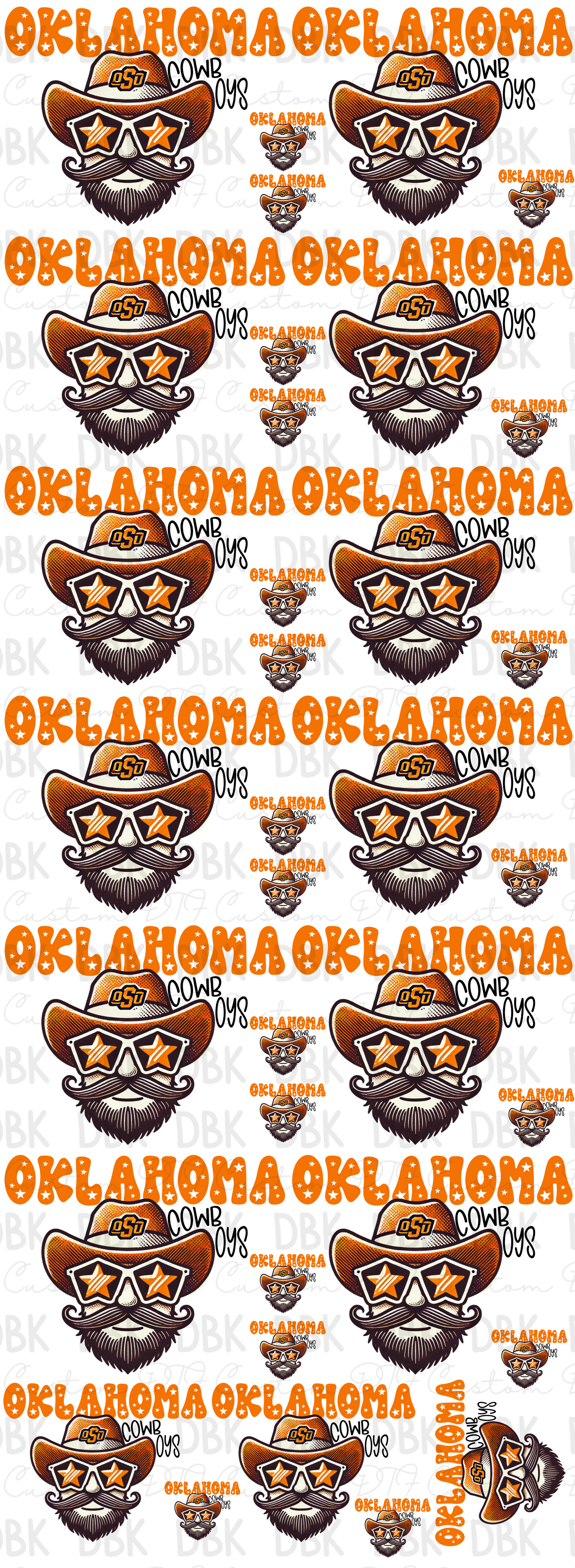 Oklahoma State Gang DTF Transfer P31