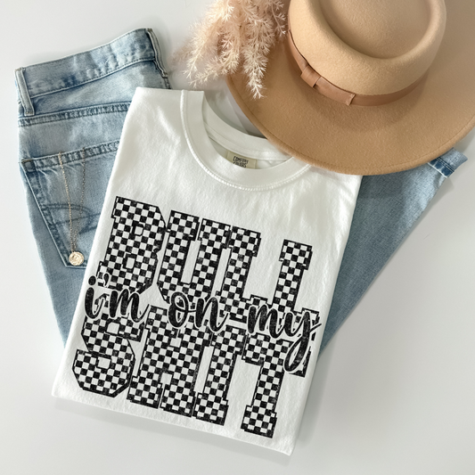 I'm on my bullshit DTF Transfer BLACK I266