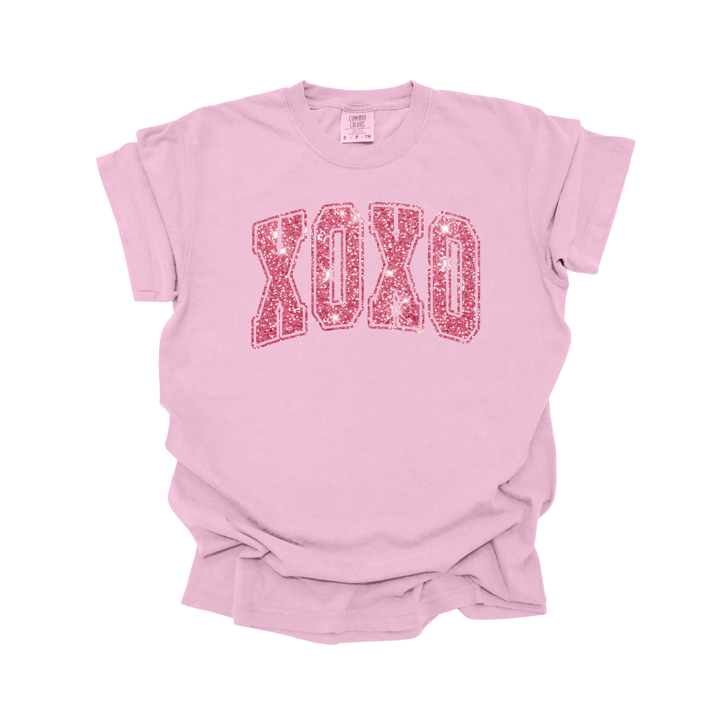 Faux pink XOXO DTF Transfer