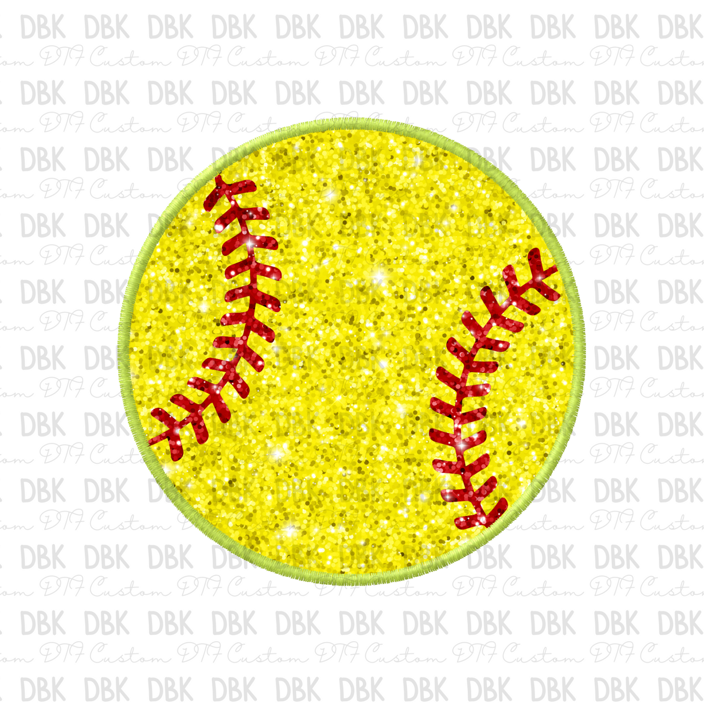 Softball DTF transfer C64