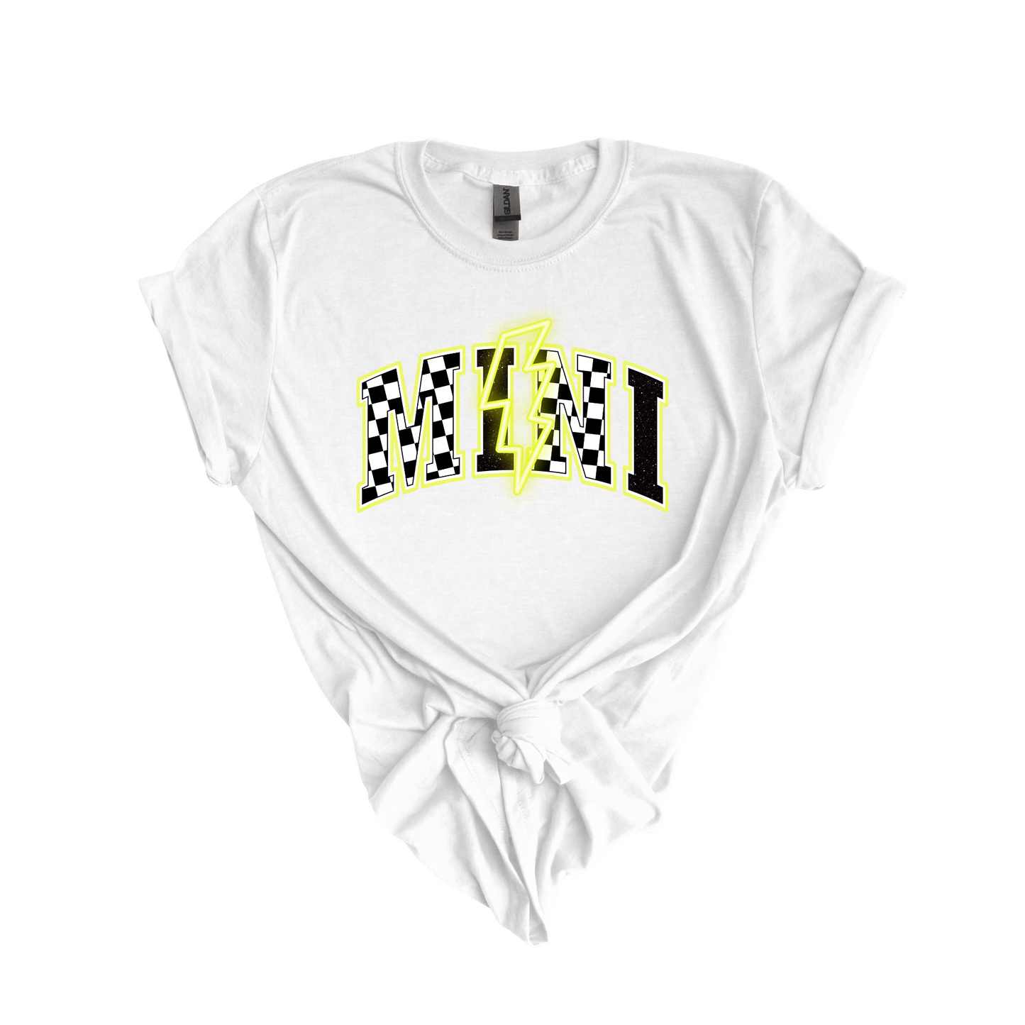 Mini Yellow Bolt DTF transfer K95