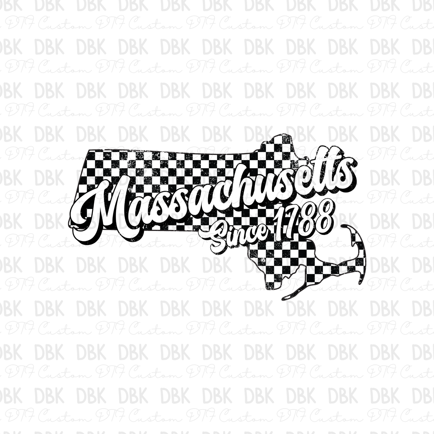 Massachusetts DTF transfer M83