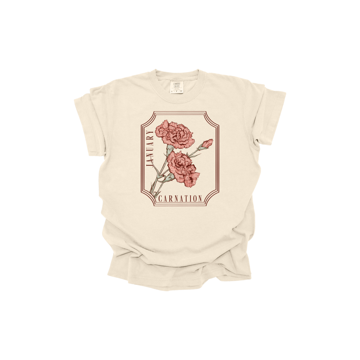 January Floral DTF transfer