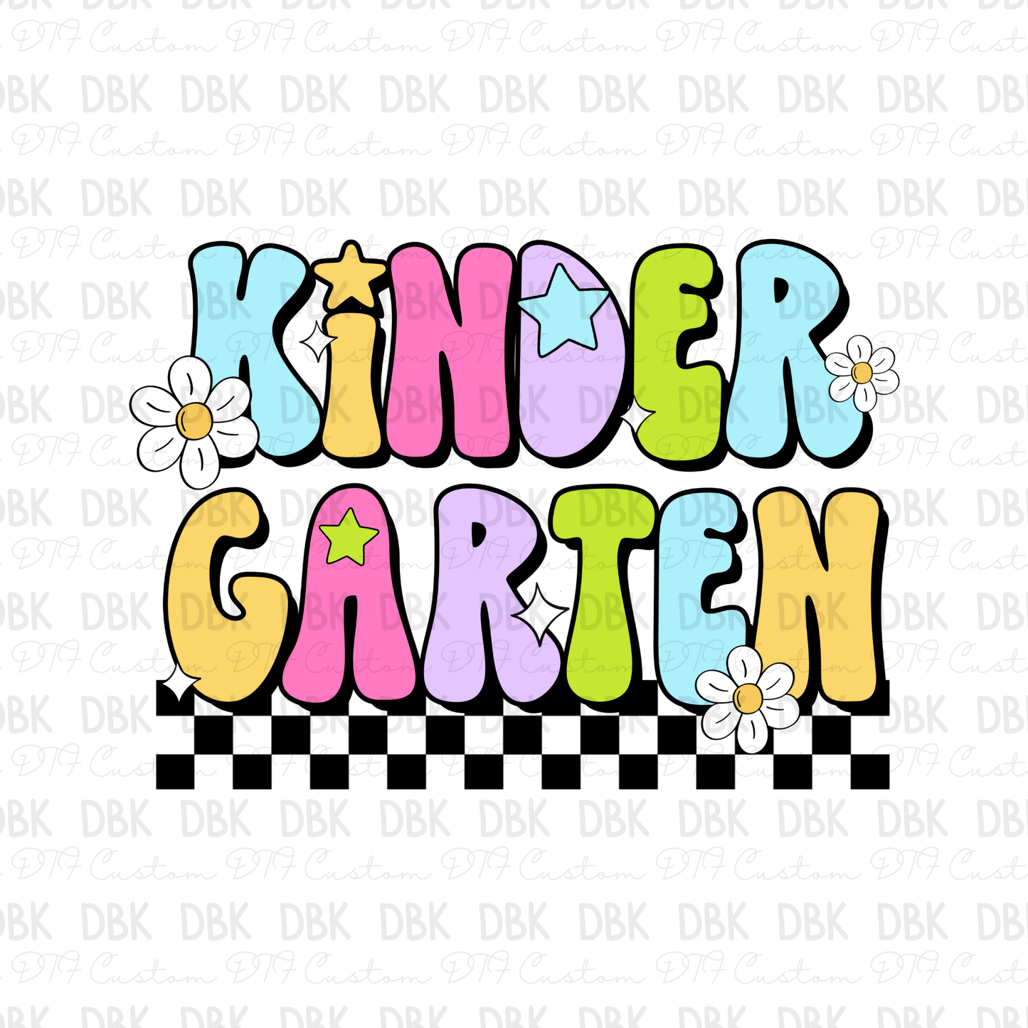 Kindergarten DTF Transfer