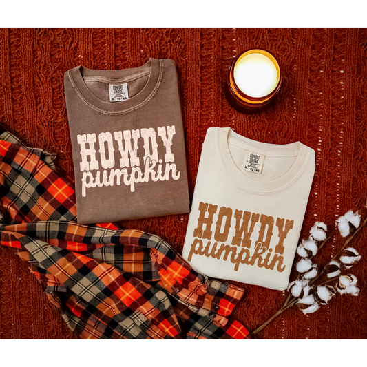 Howdy Pumpkin DTF Transfer
