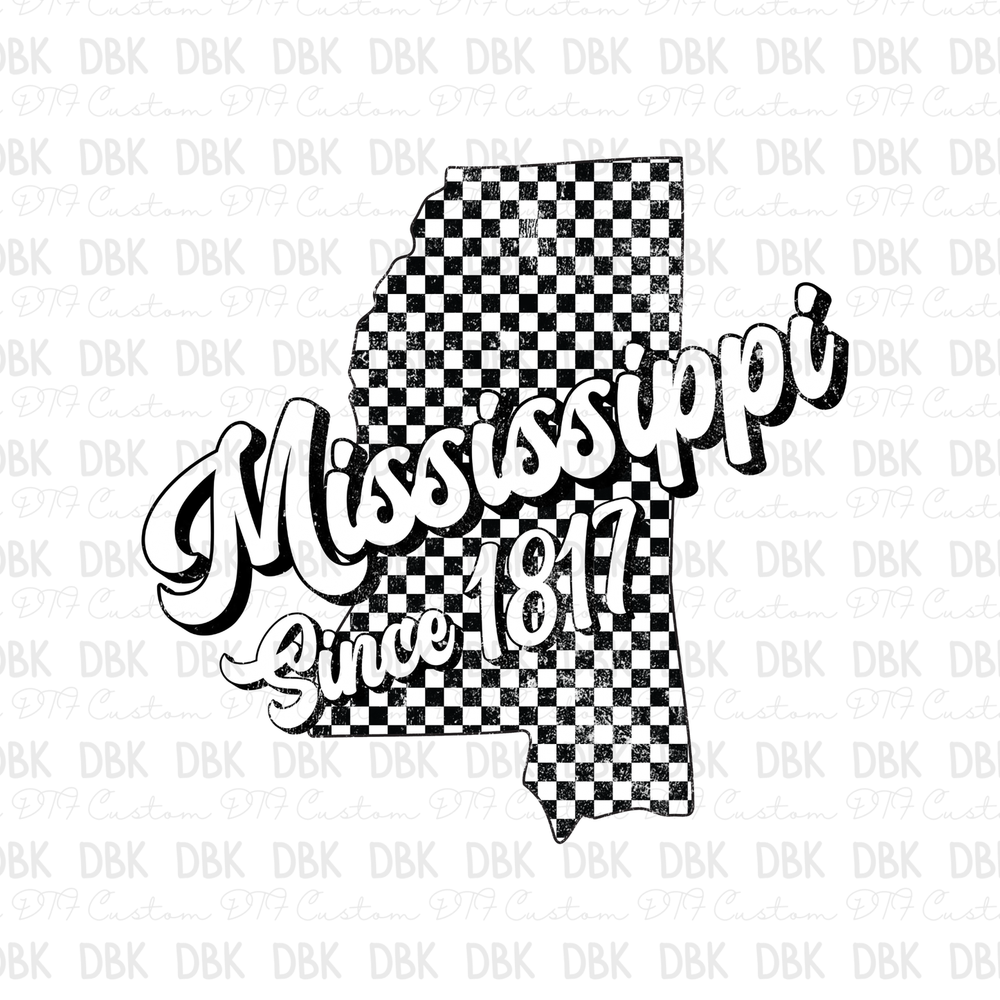 Mississippi DTF transfer M86