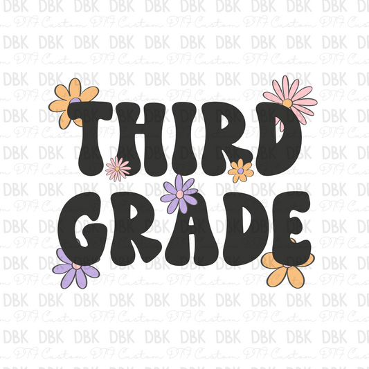 Third Grade  DTF transfer A38