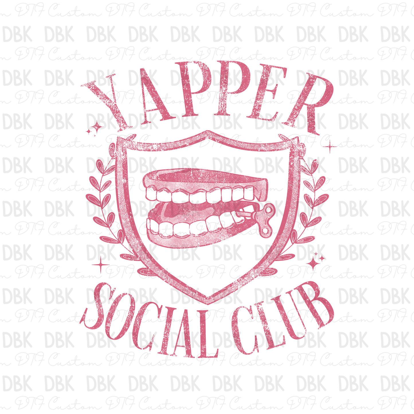 Yapper Social Club DTF Transfer MAGENTA I221