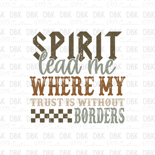 Spirit Lead Me DTF Transfer FT33