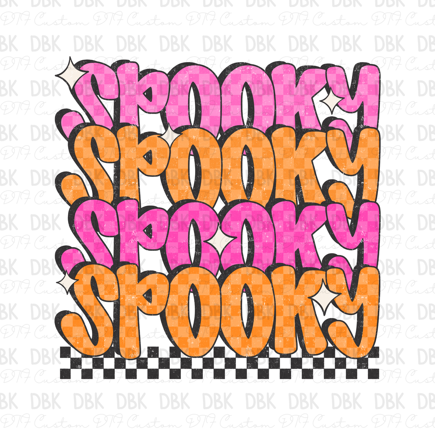 Spooky DTF Transfer H278
