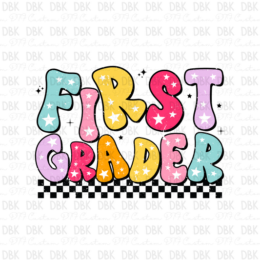 First Grade DTF transfer A162