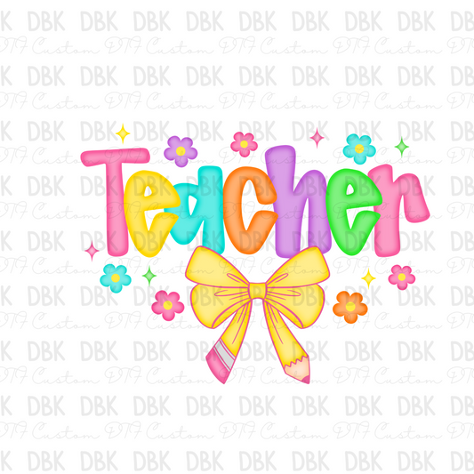 Teacher DTF Transfer A251