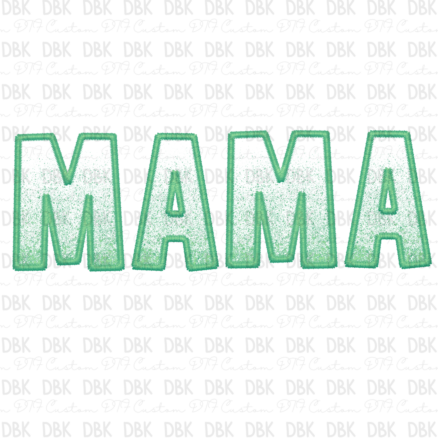 Mama Mint Ombre DTF transfer N126
