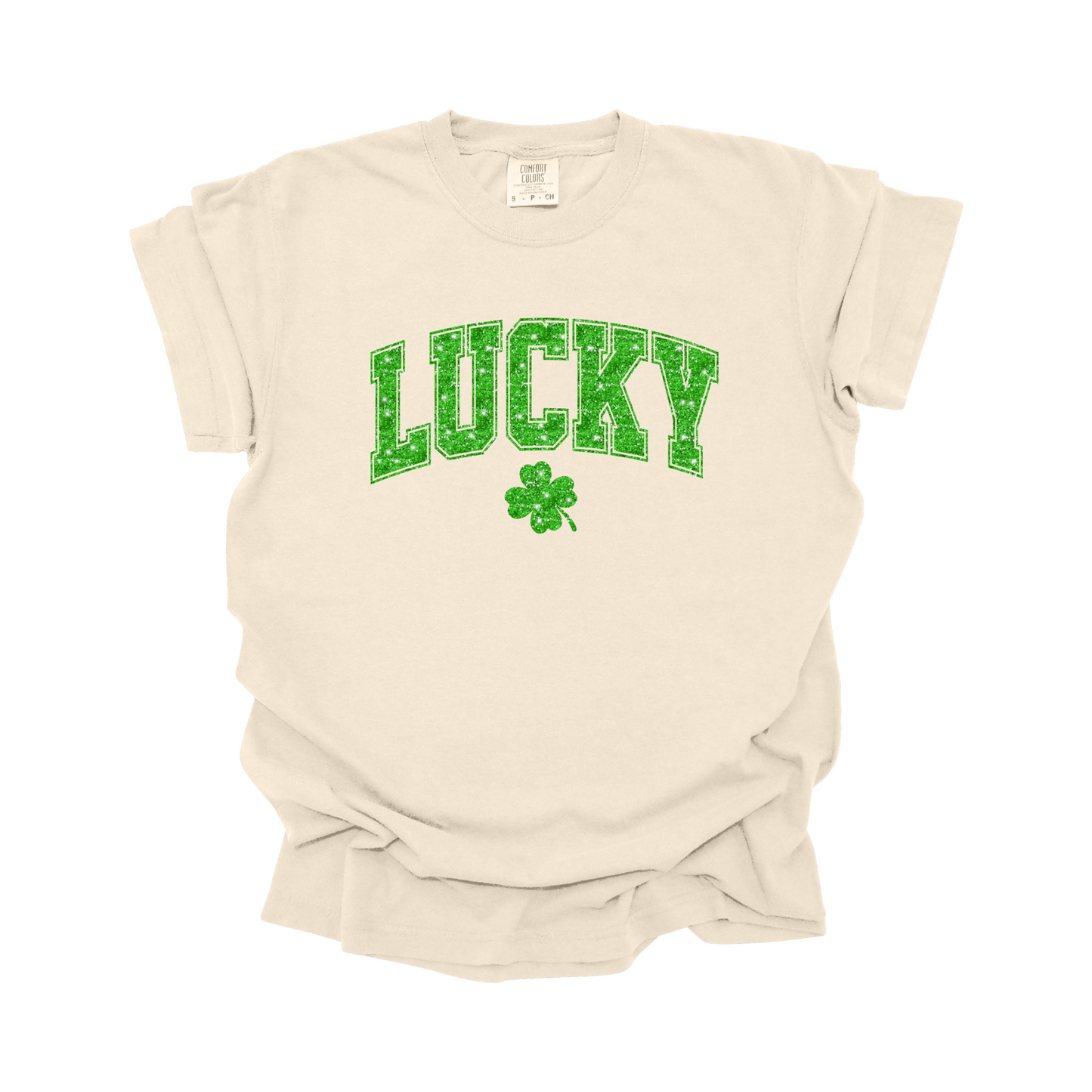 Faux green Lucky DTF Transfer O23