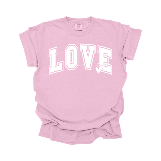 Love DTF transfer WHITE