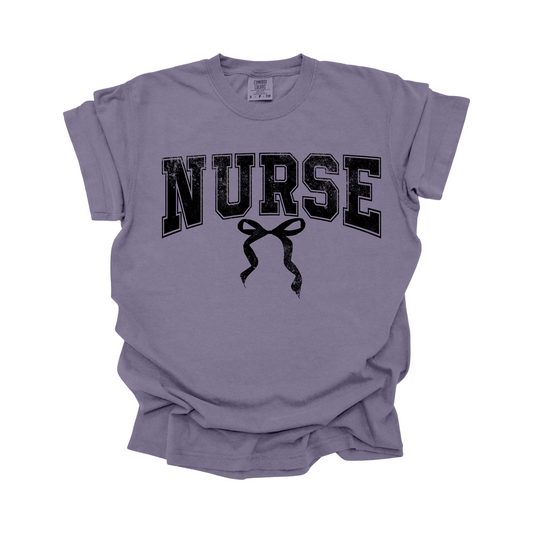 Nurse DTF Transfer BLACK