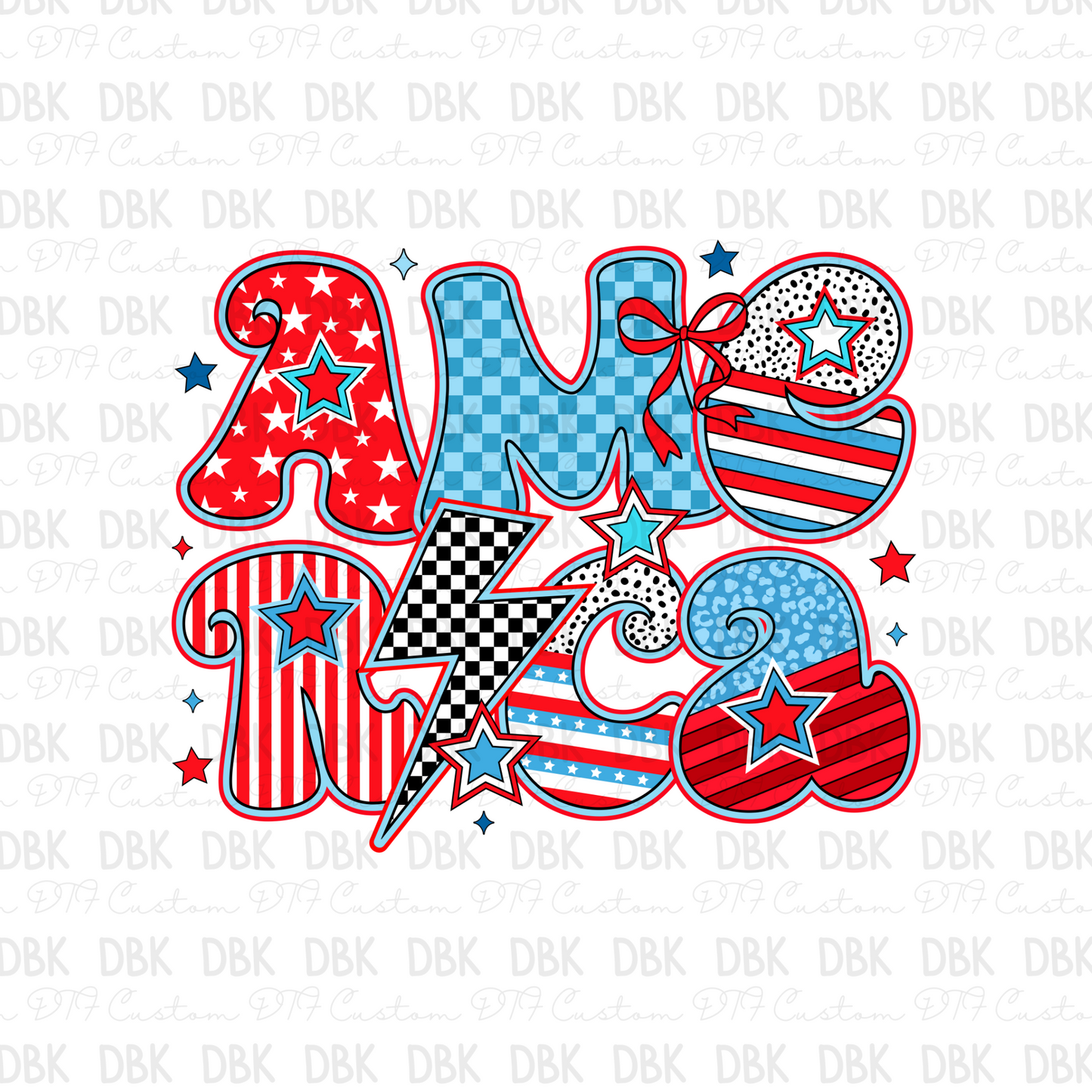 America DTF Transfer R194