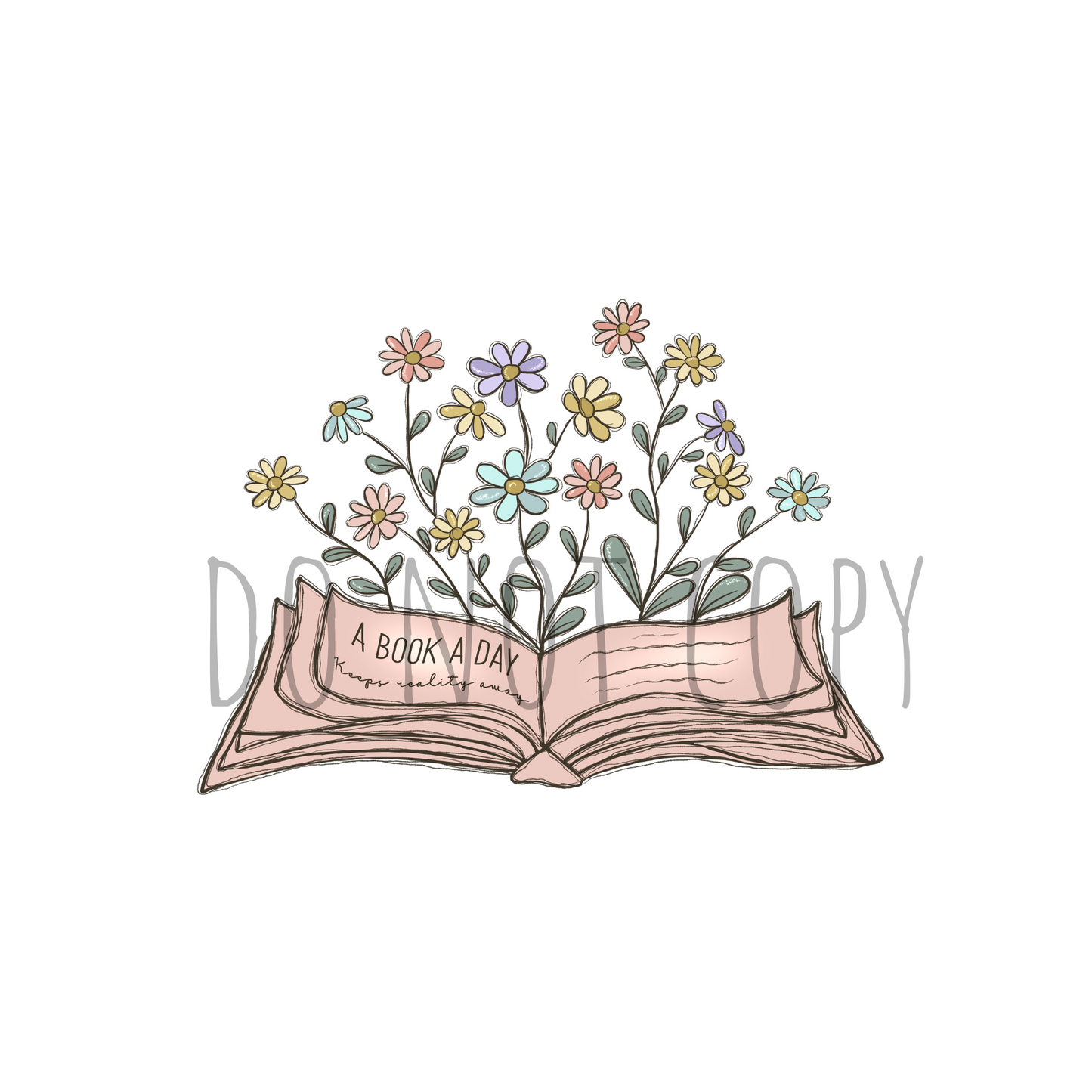 A book a day DTF transfer D6