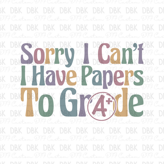 Sorry I can't I have papers to grade DTF Transfer A201