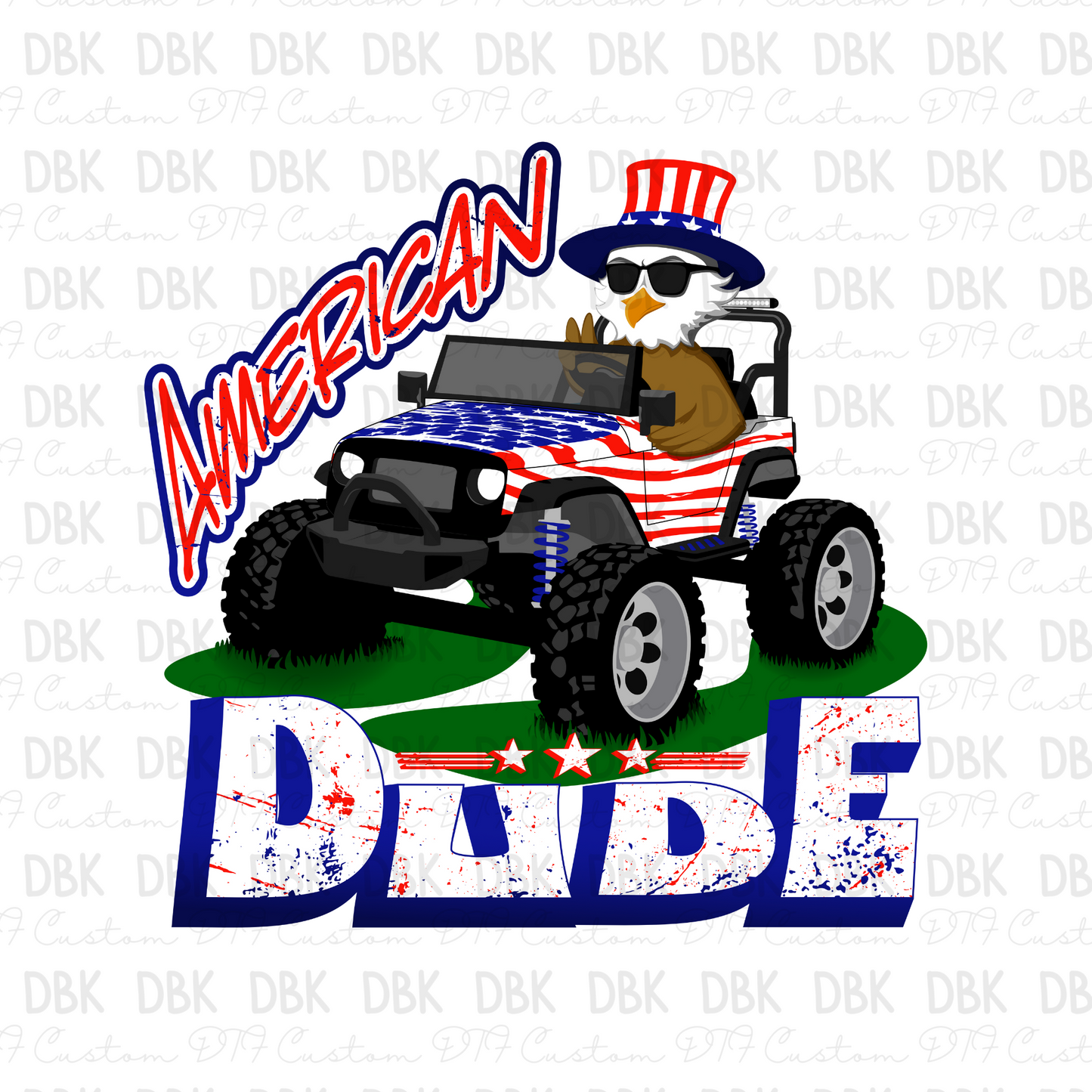 American Dude DTF Transfer R59