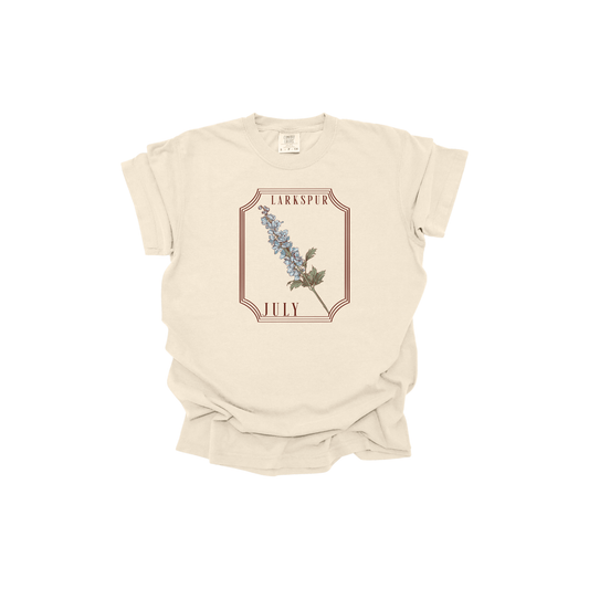 July Floral DTF transfer