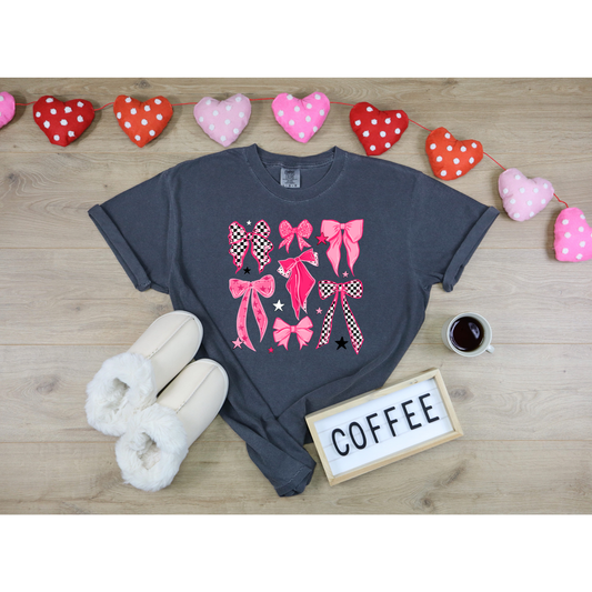 Pink Bows DTF Transfer