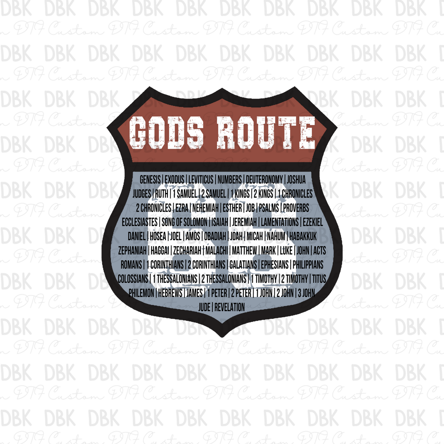 Gods Route DTF Transfer FT88