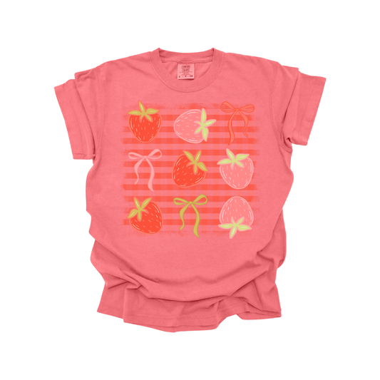 Strawberries DTF Transfer