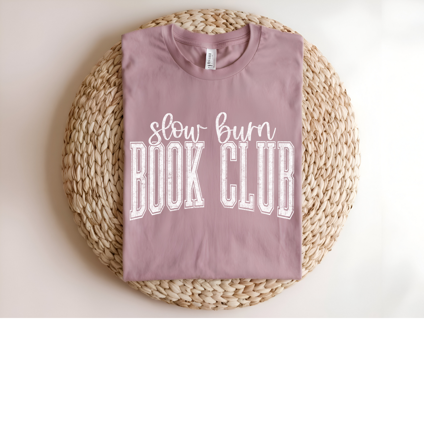 Slow Burn Book Club DTF Transfer WHITE D27