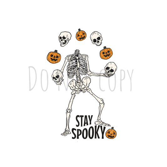 Stay spooky DTF transfer H20