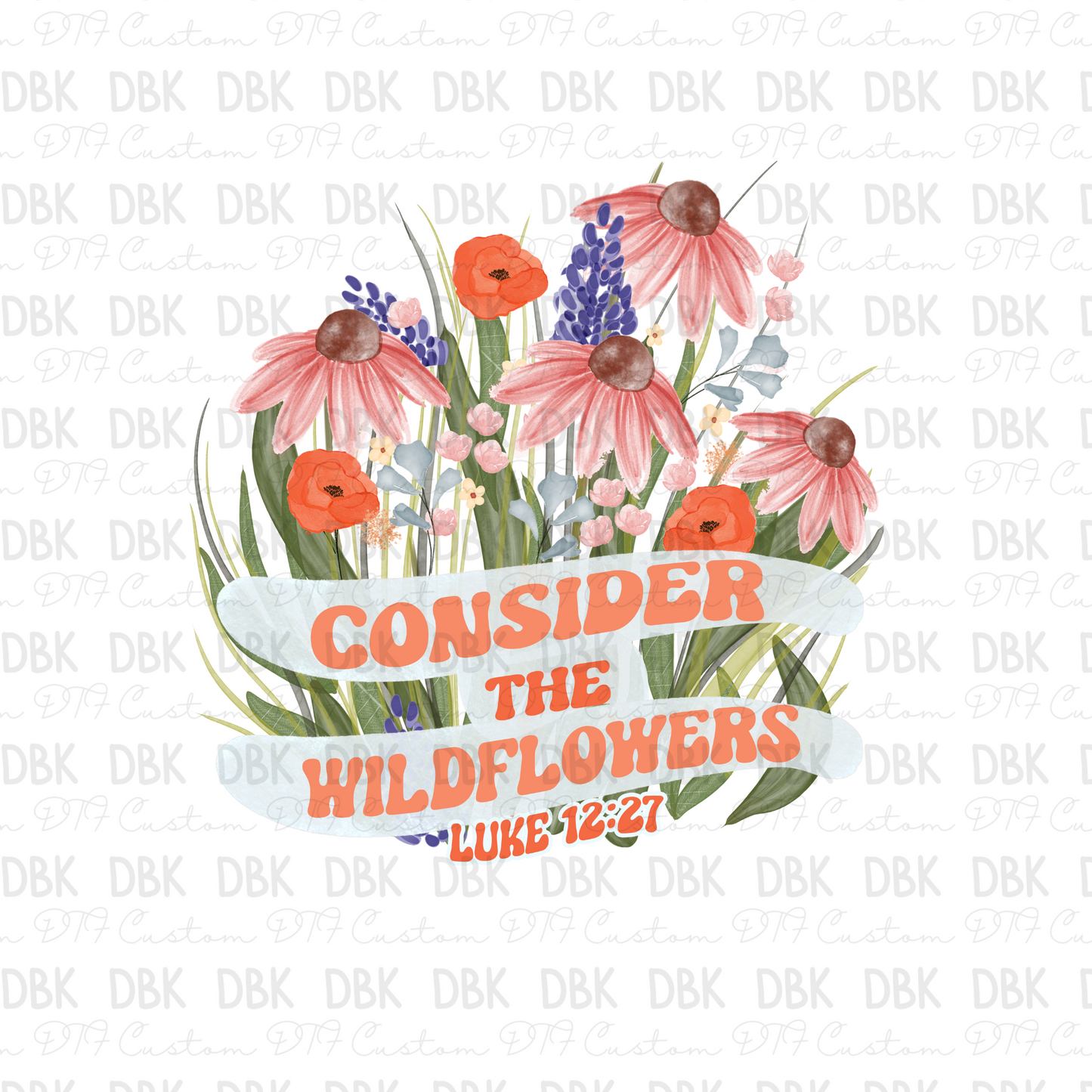 Consider the Wildflowers DTF Transfer FT85