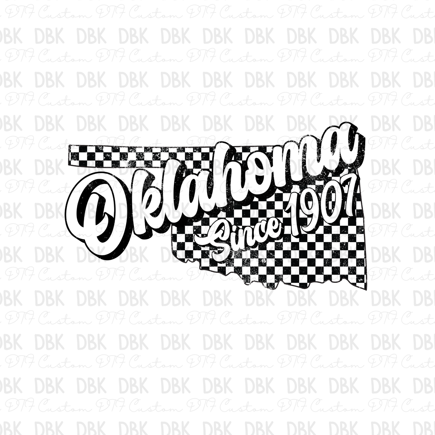 Oklahoma DTF transfer M98