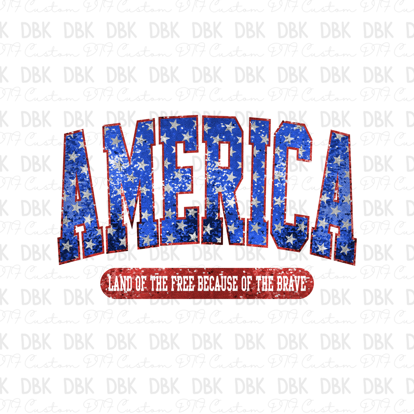American DTF Transfer R43