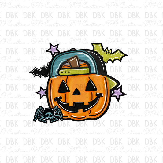 Dude Pumpkin DTF Transfer