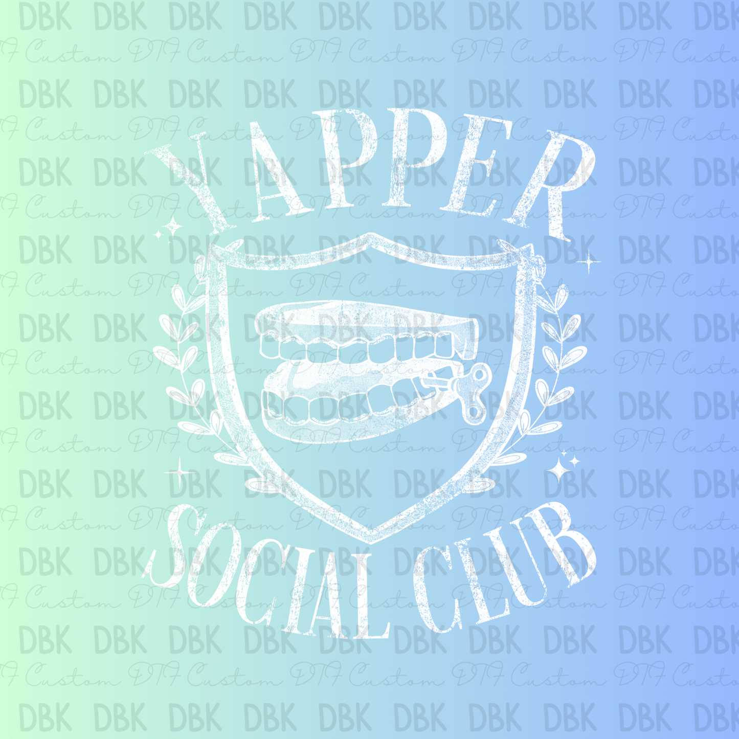 Yapper Social Club DTF Transfer WHITE I220